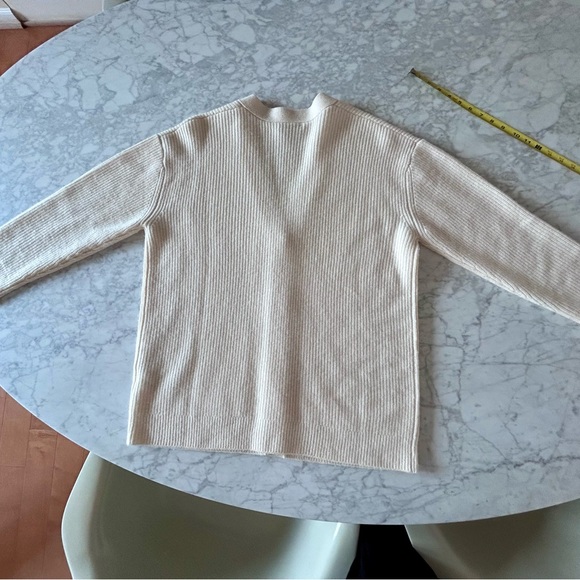 Quince Mongolian cashmere fisherman boxy cardigan sweater - Picture 8 of 8